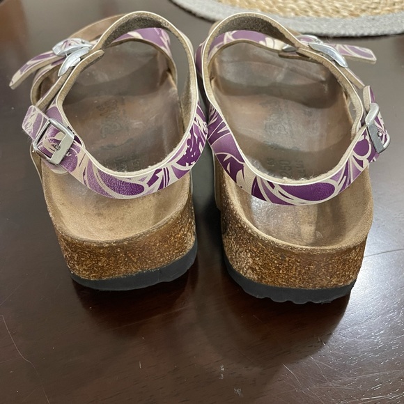 Birkis by Birkenstock 39 250 L8 M6 Womens Size 8 Purple - Picture 7 of 13